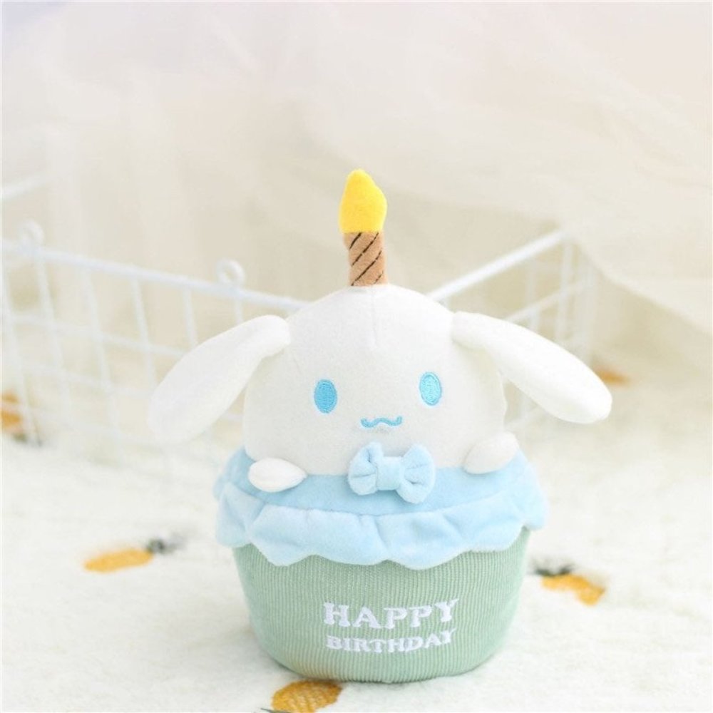 Cinnamoroll birthday cake plush with mus